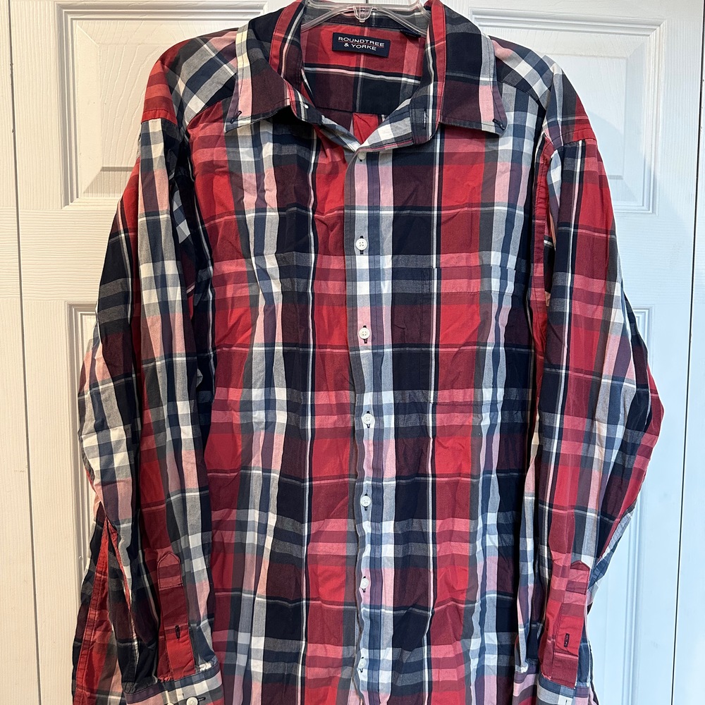 Roundtree & Yorke, Long-Sleeve Button-Down